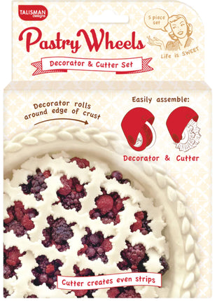 Pastry Wheels Decorator and Cutter Set