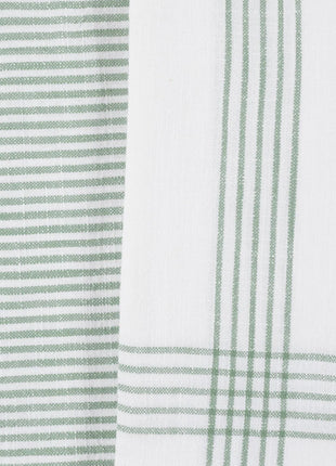 Monaco Flat Washed Kitchen Towel Set/2