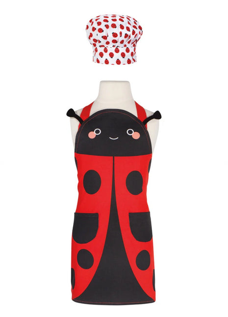Jubilee Kids Daydream Apron And Hat Set Ladybug