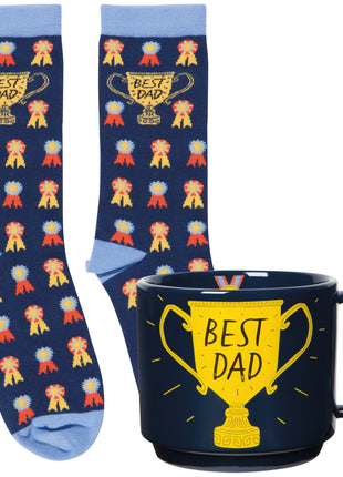 Best Dad Sip And Sox Set
