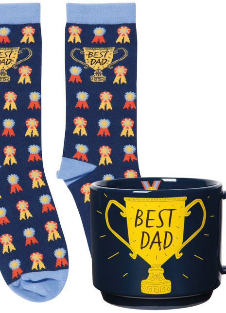 Best Dad Sip And Sox Set