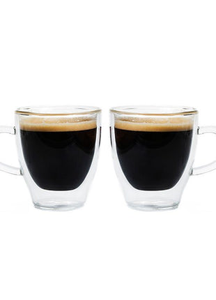 Turin Double Walled Espresso Glassware with Handle