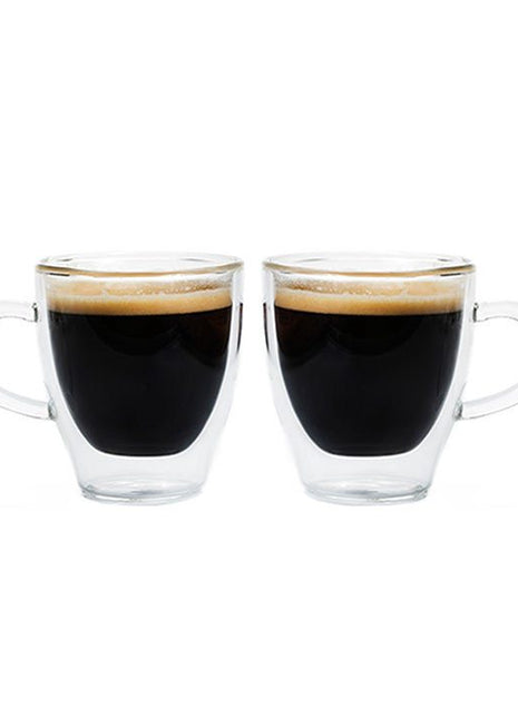 Turin Double Walled Espresso Glassware with Handle