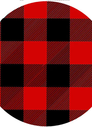 Black and Red Buffalo Plaid 8" Trivet