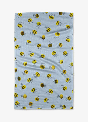 Geometry Tea Towel Buzzing