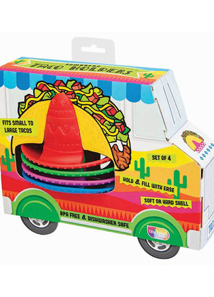 Sombrero Taco Holders Set Of 4 IA