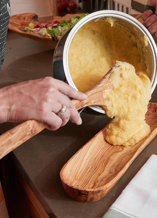 Italian Olivewood Polenta Spoon