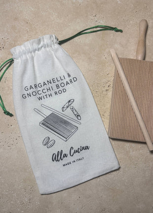Italian Beechwood Gnocchi and Garganelli Board