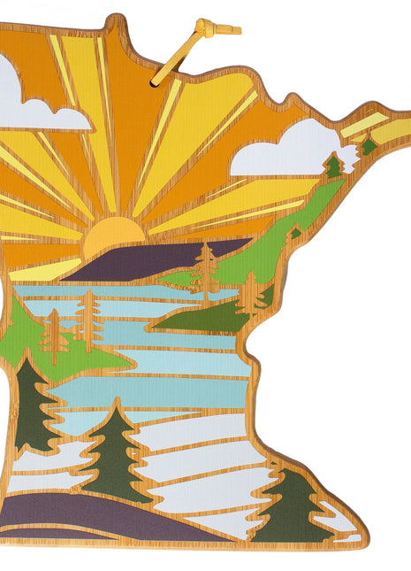 Summer Stokes Minnesota Artwork Cutting Board