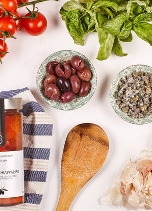 Tomato Sauce with Olives and Capers by Italianavera