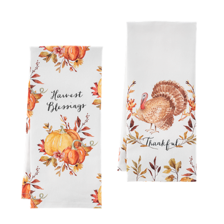 Turkey Pumpkin Tea Towel