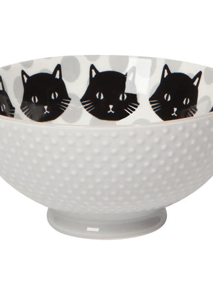 Stamped Bowl Medium Feline Fine
