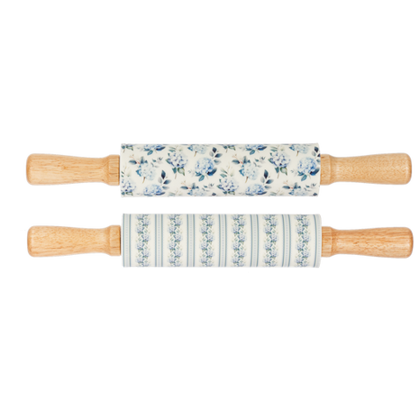 Rolling Pin -Blue Hydrangea