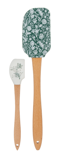 Green Botanical Spatula (2 pc. set)