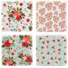 Floral Coaster - 4pc