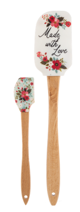 Made with Love Floral Spatula (2 pc. set)