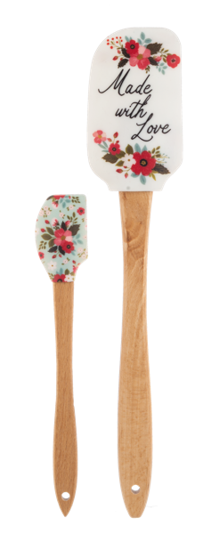 Made with Love Floral Spatula (2 pc. set)