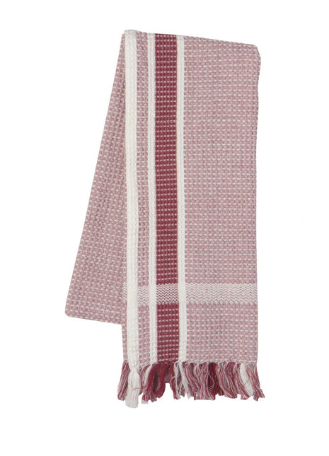 Heirloom Soft Waffle Dishtowel Wine DC