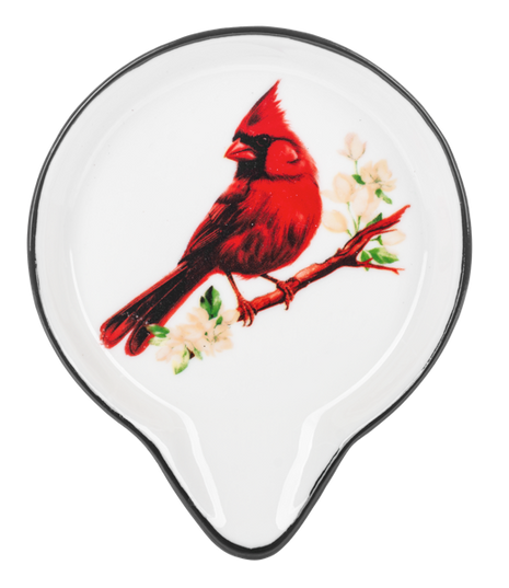 Cardinal Spoon Rest