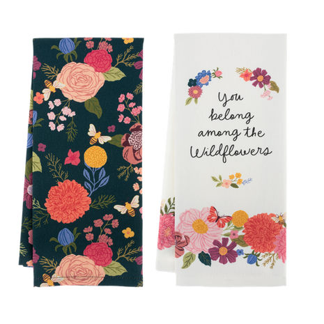Flower Fields Tea Towel