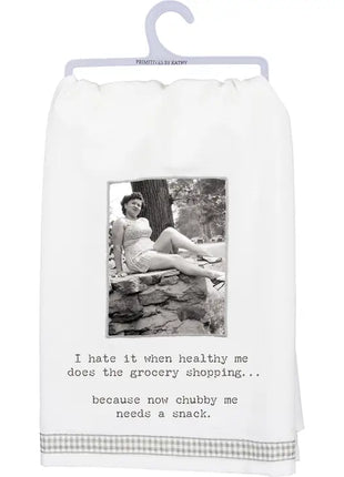 Now Chubby Me Needs A Snack Kitchen Towel