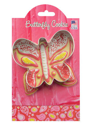 Carded Animal Shape Cookie Cutter Butterfly