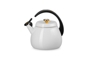 Cloche Kettle 2.2 Qt White Signature Gold