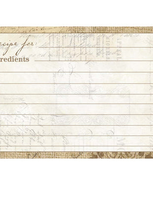 Recipe Cards