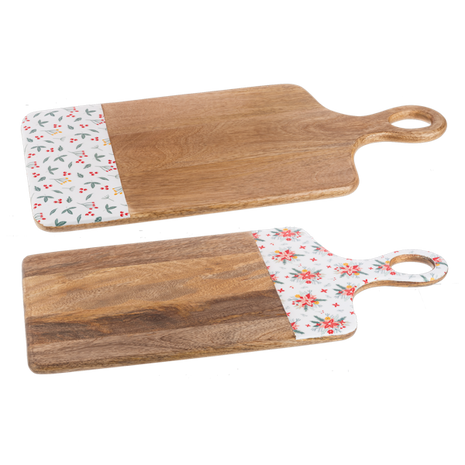 Holiday Floral Cutting Board