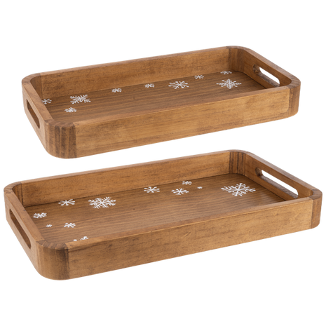 Snowflake Tray (2 pc. set)