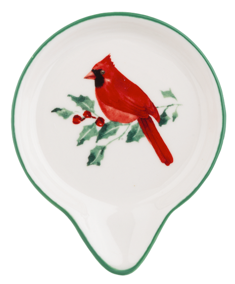 Cardinal Spoon Rest