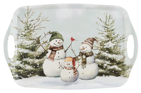 Snowman Serving Tray