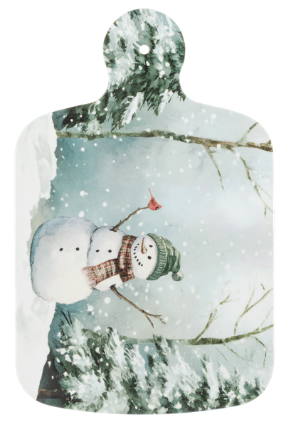Snowman Charcuterie Board