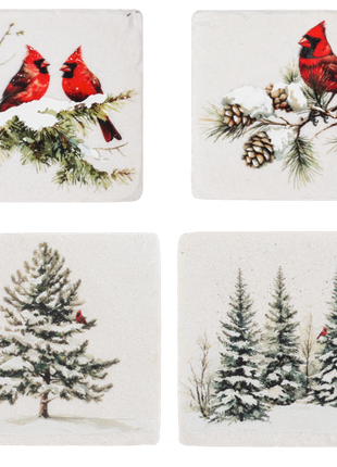 Winter Forest Coaster (4 pc. set)
