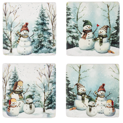 Snowman Coaster (4 pc. set)