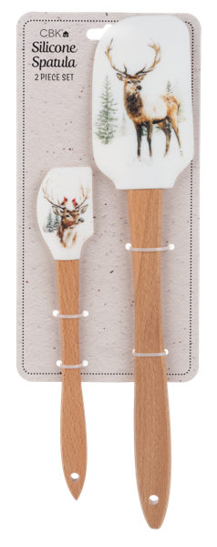 Winter Stag Spatula (2 pc. set)