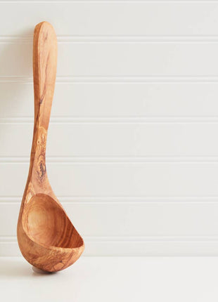 Italian Olivewood Soup and Pasta Ladle