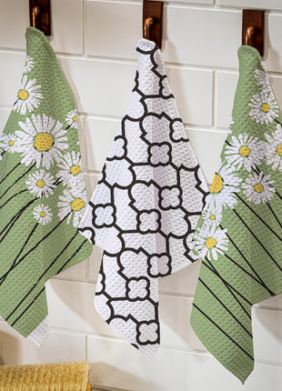 Daisy Scape Quick Dry Dish Cloth