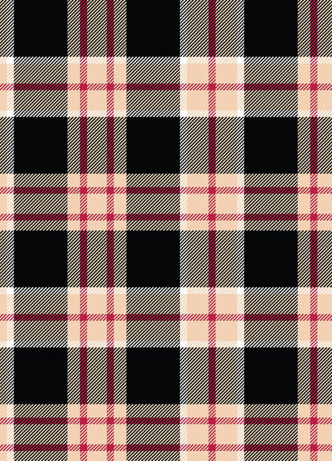 Man Plaid Chef Apron