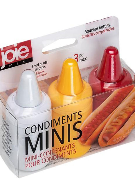 Joie Condiment Mini Bottles Set Of 3