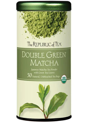 Republic of Tea Double Green Matcha 50 Bags