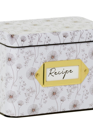 Tin Recipe Box