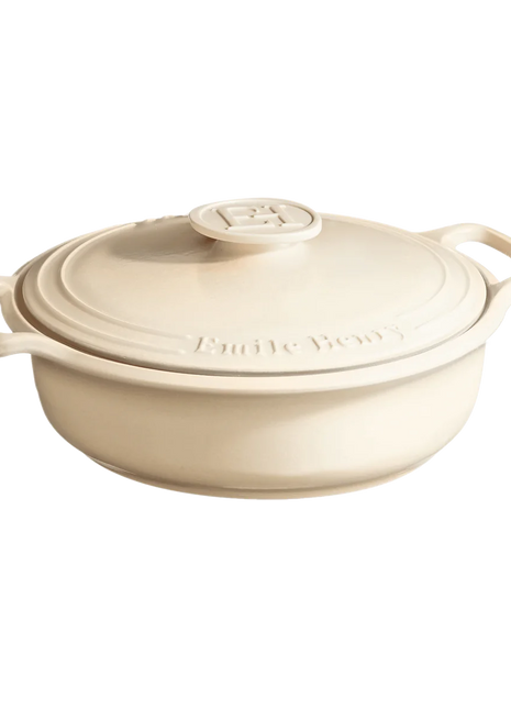 Sublime Stoneware Braiser 4 Qt Creme