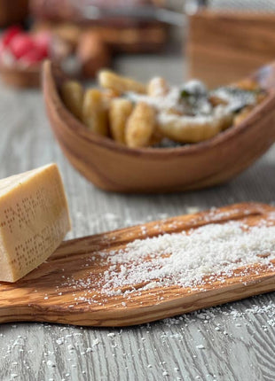 Italian Olivewood Flat Cheese Grater