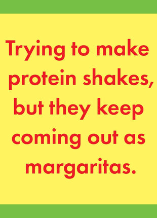 COASTER Protein Shakes | Funny Party Gift | Home Bar Decor
