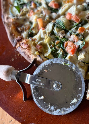Italian Beechwood Pizza Slicer