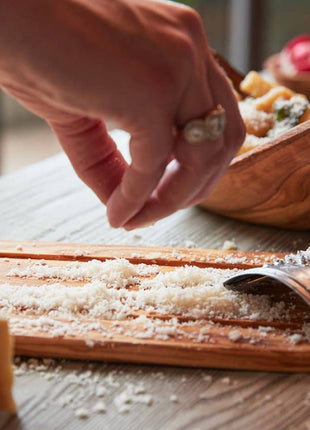 Italian Olivewood Flat Cheese Grater