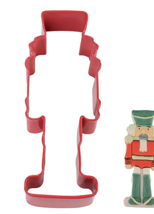 Nutcracker Cookie Cutter (Red,4")