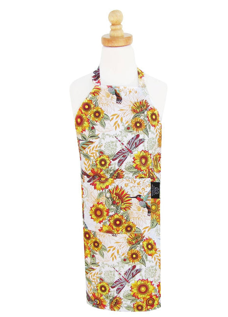 Birds and Sunflowers Child Apron