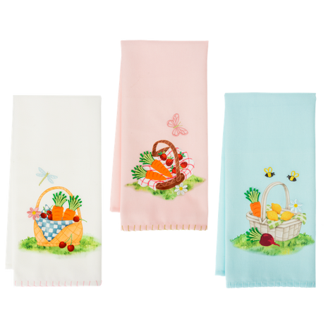 Bunny Brunch - Picnic Scene Decorative Kitchen Towel